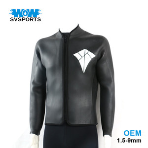 De neopreno de 3MM de manga larga Mono para hombres <span class=keywords><strong>traje</strong></span> de buceo <span class=keywords><strong>chaqueta</strong></span> <span class=keywords><strong>traje</strong></span> invierno Top nadar caliente Surf arriba - Product Image 1
