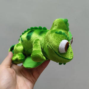 Peluche explosive Rapunzel Caméléon, figurine assise à porter sur l'épaule, en peluche courte, avec aimant, jouet lézard, cadeau, 11-30 cm, rembourrage en coton 7D, 7-14 ans - Product Image 4