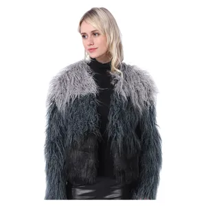 Autumn-Winter Women's Vintage Casual Coat Mid-Length Radish Silk Fox Fur Grass European Station Style Faux Fur Outerwear