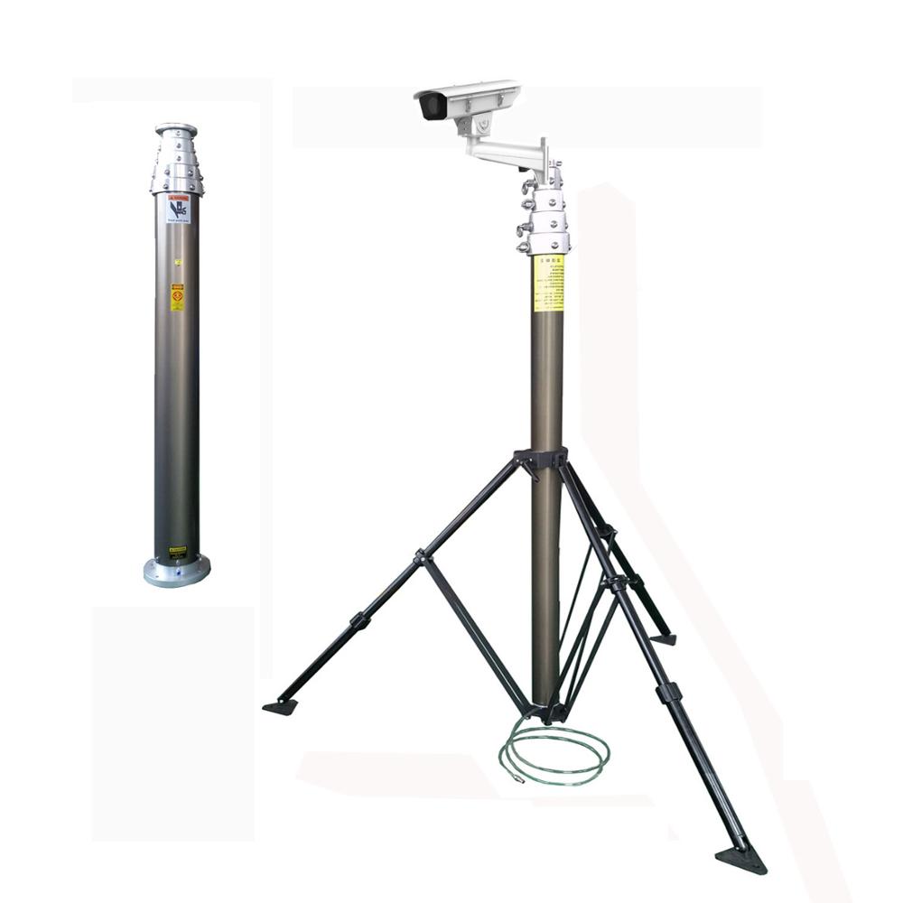 Камера телескопическая опора cctv Мобильная башня мачтовая антенна пневматическая мачтовая антенна