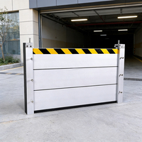 Barrière anti-inondation pour porte AO SHEN, en aluminium non réfléchissant, système qui sécurise efficacement les portes de garage