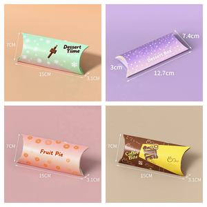 Burritos Shawarma Fast Food Wrap Box Emballage en carton Forme d'oreiller Croffle <span class=keywords><strong>Brunch</strong></span> Box Burrito Emballage pour Food Truck - Product Image 6