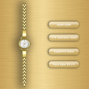 316 bijoux de mode en acier inoxydable dames montres 5ATM résistant à l'eau de haute qualité Bracelet montres à Quartz personnaliser Logo - Product Image 5