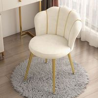 Chaise de Maquillage Pivotante en Acier Inoxydable, Design Luxe Léger, Écologique, Durable, Confort Moderne pour Chambre à Coucher et Salon de Manucure