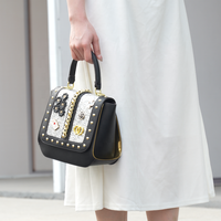 Sac à main pour femmes en diamants, sac à main de créateur pour femmes, sac à main de qualité unique pour femmes, sacs à main de luxe à bandoulière unique, 24 cm
