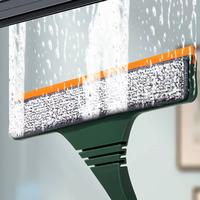 FF5588 Outil de nettoyage multifonctionnel pour salle de bain, raclette de nettoyage pour vitres et miroirs, tampon éponge, raclette de douche