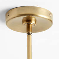 Yihao flambant neuf chambre salon galerie intérieur laiton verre dépoli nuances pendentif lustres lampes suspendues