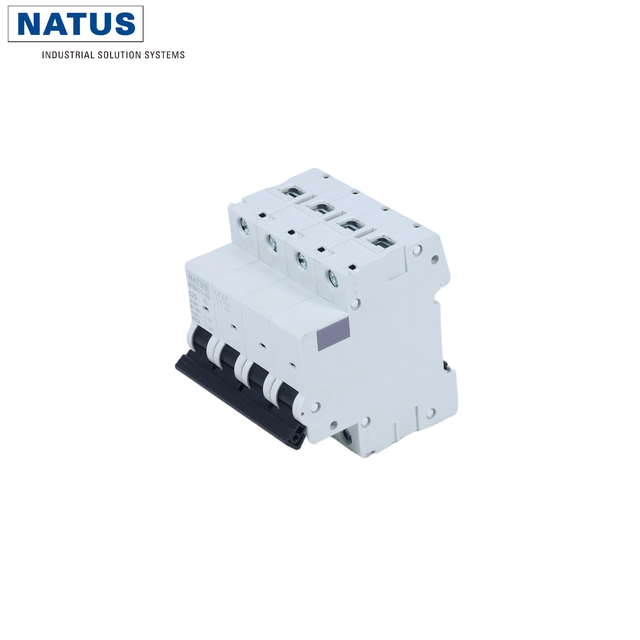 NATUS NTBA11-63 4P 20A C Curve Miniature Circuit Breaker 6kA Breaking Capacity IP20 DIN Rail Mounting Low Voltage Circuit