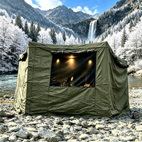 Auvent latéral de voiture Premium 180 degrés 258x15x15cm avec éclairage LED pour SUV 4x4, tente de toit tout-terrain quatre saisons imperméable