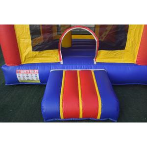 Château gonflable bon marché en stock Maison de rebond de château plein d'entrain de PVC avec le château sautant extérieur de toboggan pour des enfants - Product Image 2