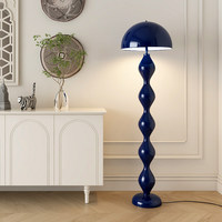 Lampe pour la décoration du salon, style nordique simple, lampe de sol rétro en forme de champignon pour le coin du canapé