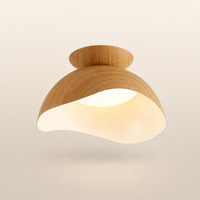 Lampe suspendue en métal avec pendentif effet bois, pour salle à manger, îlot de cuisine, chambre à coucher, chevet, décoration moderne nordique pour la maison