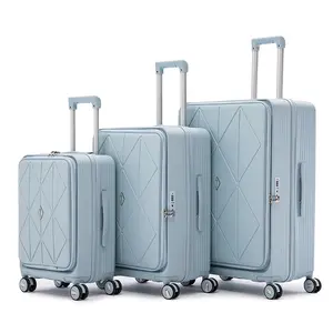 2024 Voorste Koffer Pc Nieuwe Trendy 20 "Lichtgewicht Spinner Bagage Handbagage Koffer Koffer