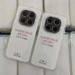 Étuis de téléphone portable en TPU souples transparents pour Redmi A5 4G 173mm pour Redmi Note 14 Pro Plus 5G 14C housse de protection antichoc Anti-jaune - Product Image 6