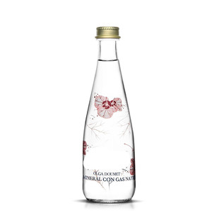 Botella de <span class=keywords><strong>Agua</strong></span> <span class=keywords><strong>Mineral</strong></span> de <span class=keywords><strong>Vidrio</strong></span> de 500 ml con Tapa de Rosca y Serigrafía, Venta Caliente Linlang - Product Image 3