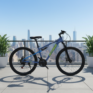 Bicicleta de Montaña MTBGO con Frenos de Disco, Cuadro de Acero de Alto Carbono, 21 Velocidades, Llanta de Aleación <span class=keywords><strong>Láser</strong></span>, Neumático 2.35 - Product Image 6