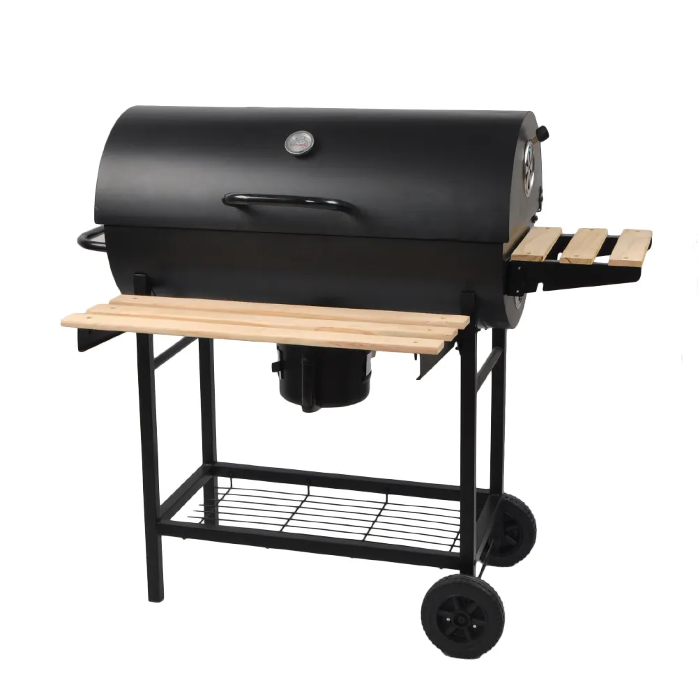 SEJR Barbecue Grill Barbecue au charbon de bois avec Table d'appoint pour l'extérieur