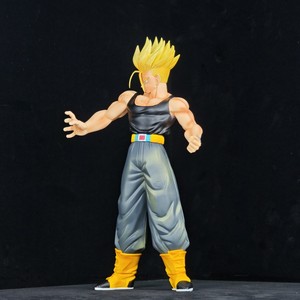 Figura de Super Saiyan Future Trunks de DBZ, Chaleco Negro Clásico, Pantalones Grises de Artes Marciales, 29 cm de Altura, Juguete Coleccionable para Coleccionistas de DBZ - Product Image 3