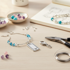 Charm 'I-Phone' Mm9x20: Componenti Unici per Gioielli Personalizzati - Product Image 3