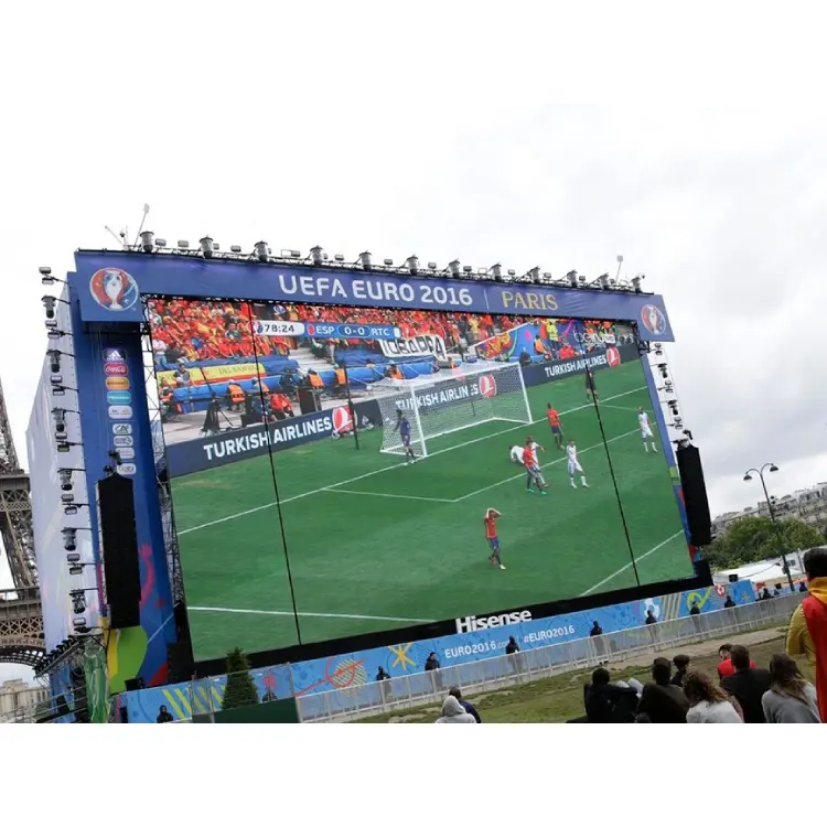 Complete Outdoor LED Display Screen p3.91 Video Wall System For Stage