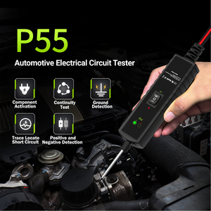 Probador de Circuitos para Vehículos Profesional P55 y Probador de Baterías de <span class=keywords><strong>Auto</strong></span> 12-24V, Prueba de Continuidad con 1 Año de Garantía, Ajuste Universal - Product Image 2