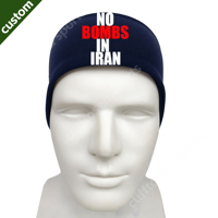 Bandeau personnalisé avec impression 'Stop the War No Bombs in Iran', OEM complet, hiver, taille unique, pour le maintien au chaud des oreilles, activités extérieures, course à pied et manifestations