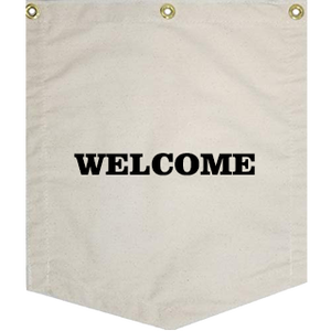 Banderín negro con Pin esmaltado, banderín de lona en blanco para bricolaje, banderín de lino para guardería, Bandera de lona Natural - Product Image 3