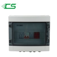 Kotak Kombiner PV Surya IP65 2 String 2 in 1 Out 1000V DC Kotak Sambungan Array untuk Sistem Tenaga Surya CE RoHS