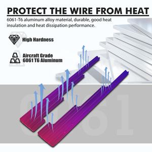 Bevinsee <span class=keywords><strong>ชุด</strong></span>ตัวแยกสายไฟของ<span class=keywords><strong>หัวเทียน</strong></span>สำหรับเครื่องยนต์ V8<span class=keywords><strong>ชุด</strong></span>ตัวยึดอลูมิเนียมสำหรับรถยนต์ - Product Image 4