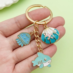 Fun Purple Jellyfish Keychain - Enamel & Zinc Alloy Charm For Keys & Backpacks