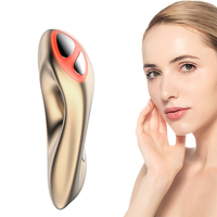 Thérapie par lumière rouge LED, microcourant pour le lifting du visage, tonification, booster anti-âge, outils de soin de la peau, appareil à technologie EMS, masseur vibrant