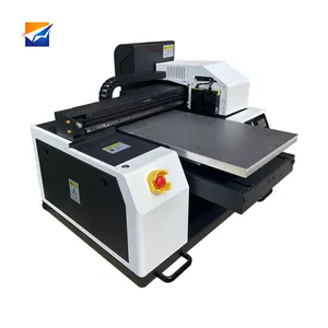 2 개의 XP600 프린터 헤드이있는 ZYJJ 데스크탑 UV 프린터의 최고의 신제품 5 색 바니시 인쇄 다양한 개체