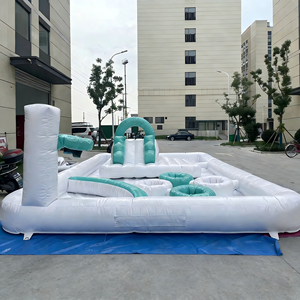 Piscine gonflable d'extérieur pour enfants, parc aquatique gonflable avec <span class=keywords><strong>toboggan</strong></span> - Product Image 1