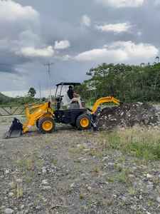 TOHO-Retroexcavadora cargadora pequeña con tracción en las 4 ruedas, mini retroexcavadora cargadora de ruedas, fábrica de China, a la venta, 2017 - Product Image 4