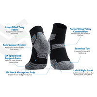 Chaussettes de sport pour hommes, chaussettes de course personnalisées, Coolmax, séchage rapide, chaussettes de compression sans couture