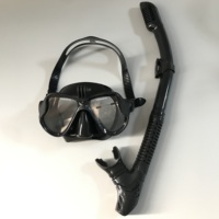 Lunettes de plongée en silicone pour adultes, équipement de plongée sous-marine facile à utiliser, ensemble de plongée et de snorkeling, lunettes de natation - Grande vente