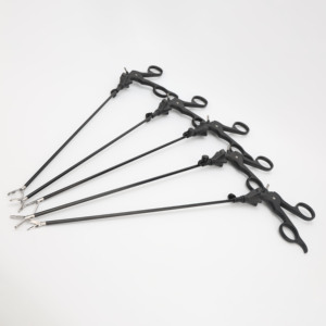 Instrumentos de laparoscopia reutilizáveis Fórceps Tesoura Laparoscópica Curva/Garra/Dissector <span class=keywords><strong>Maryland</strong></span>