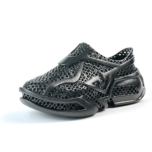 Chaussures de marche lumineuses personnalisées OEM imprimées en 3D, style chunky, à enfiler, tendance mode, en maille respirante, légères, en TPU, toutes saisons - Product Image 1