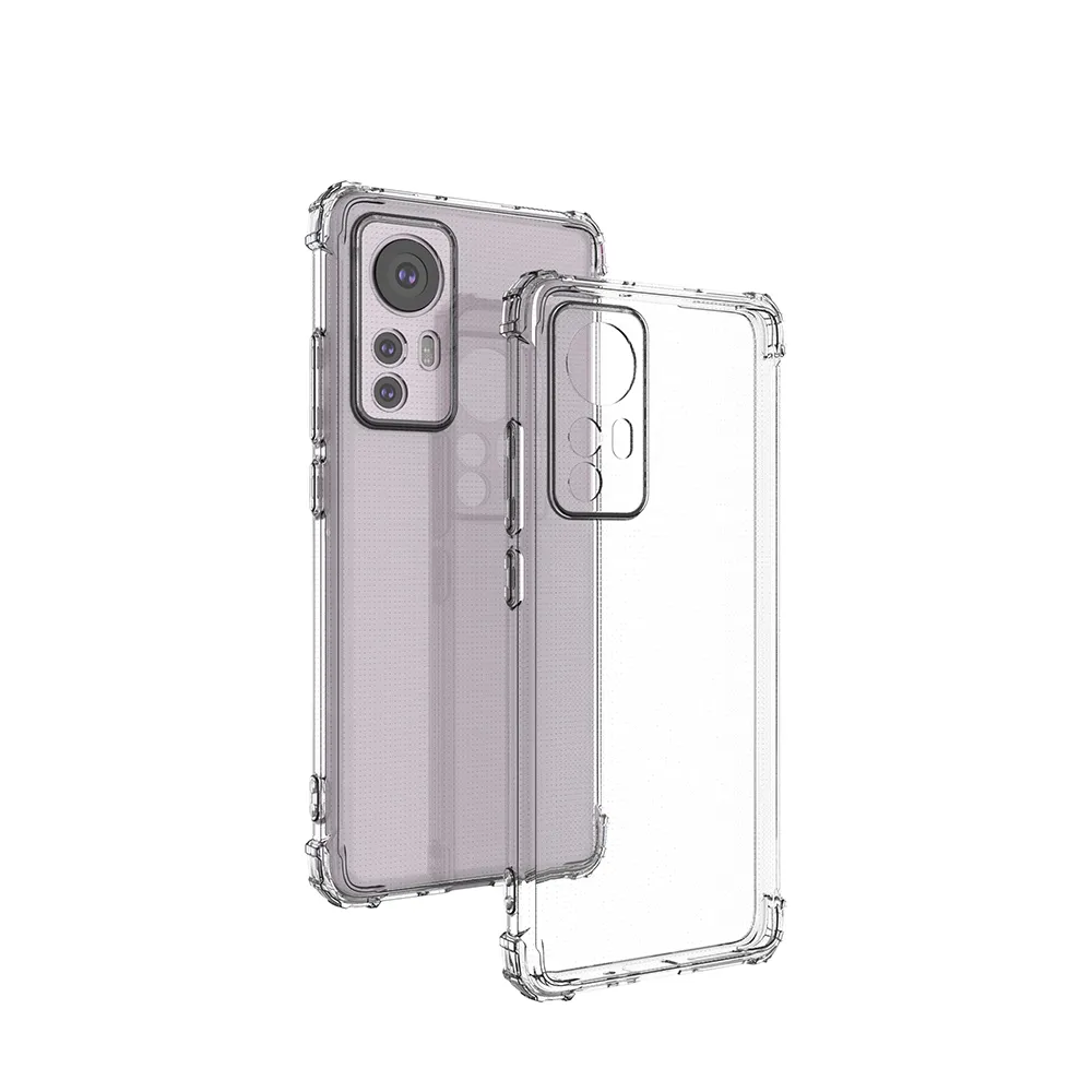 For Mi 12 Case, Crystal Clear Anti-Scratch Slim Fit Soft TPU Gel Transparent Back Cover Shockproof Phone Case For Xiaomi Mi 12