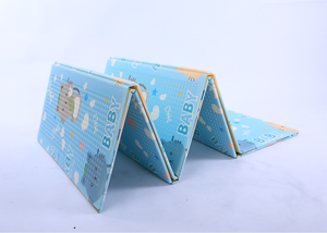 Bền Reversible XPE bé chơi <span class=keywords><strong>Mat</strong></span> không độc hại mềm phòng tập thể dục đồ chơi có thể gập lại bọt chơi pad cho giáo dục không thấm nước gấp <span class=keywords><strong>Mat</strong></span> sàn - Product Image 2