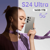 Teléfono Inteligente S24 Ultra 5G a Precio de Fábrica, 16GB+1TB, Desbloqueado, Doble SIM, Pantalla HD de 7.3 Pulgadas, Cámara de 108MP, LTE, para Juegos, en Español