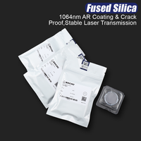 Lentille de protection en silice fondue à haute transmission BOCI Original 34x5mm 15KW 20KW, pièces de rechange pour tête de découpe laser à fibre