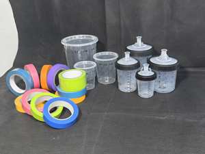 200/400/600/800ml <span class=keywords><strong>accessoires</strong></span> de finition de carrosserie de voiture tasses de mélange peinture pistolet à peinture tasse de peinture en aérosol - Product Image 2