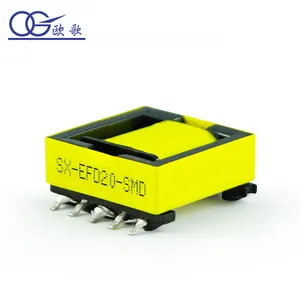 New Products 12v To 220v Dc Step Up Wireless Current Electric Voltage Red Magic EFD20-SMD Transformers