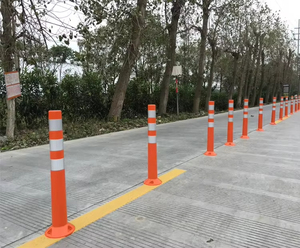 Postes de Seguridad Reflectantes de Alta Visibilidad de 100 cm, Postes Flexibles de Advertencia de Tráfico, Adecuados para Advertencias de Seguridad en Carreteras - Product Image 2