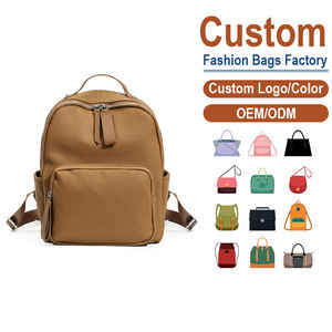 Genuine Leather Anti-Theft Multi-compartment Lightweight Premium England Style Student Travel <b>Backpack</b> Shoulder Strap 10-25L - Product Image 1