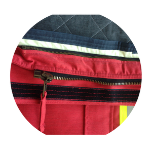 CE Vielseitige Rote Feuerfeste Einsatzkleidung mit Wärmeschutz und Reflektorstreifen für Gefährliche Arbeitsumgebungen - Product Image 6