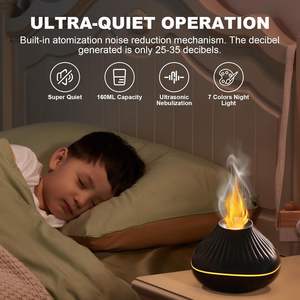 2025 New 3D Air Fire Flame Humidifier Essential Oil <b>Aroma</b> <b>Diffuser</b> Cracked Onion Colorful Flame <b>Aroma</b> <b>Diffuser</b> - Product Image 4