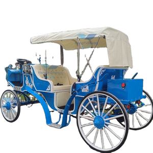 Carruaje de caballos eléctrico estilo Victoria de lujo con 4 ruedas para bodas en el parque y turismo a la venta - Product Image 2