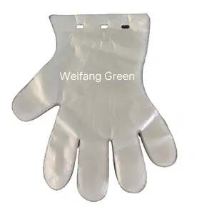 Cpe Tpe Ldpe Hdpe polyethylene _ Food Grade China _ Hanging holes Plastic Gloves Single Use Pe glove disposable Gloves